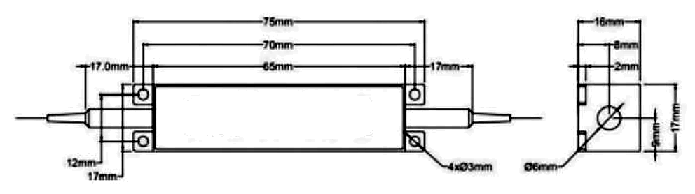 005 1064nm 10W TGG High Power In-Line Optical Isolator, Center Wavelength: 1064 / 1030 – KernsOptic