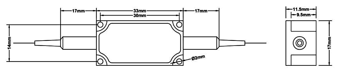 037 532nm / 633nm Fiber Optic Polarizer, Center Wavelength: 532 / 633 – KernsOptic