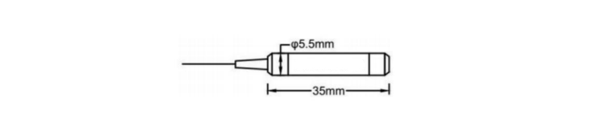 Package dimensions for 044 780 2050nm pm fiber reflector