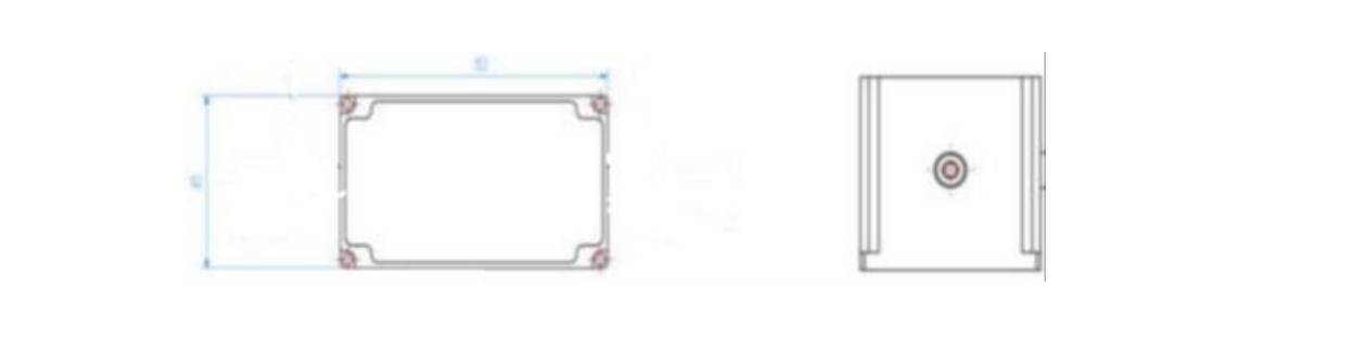 Package dimensions for 119 special fiber tgg free space optical isolator