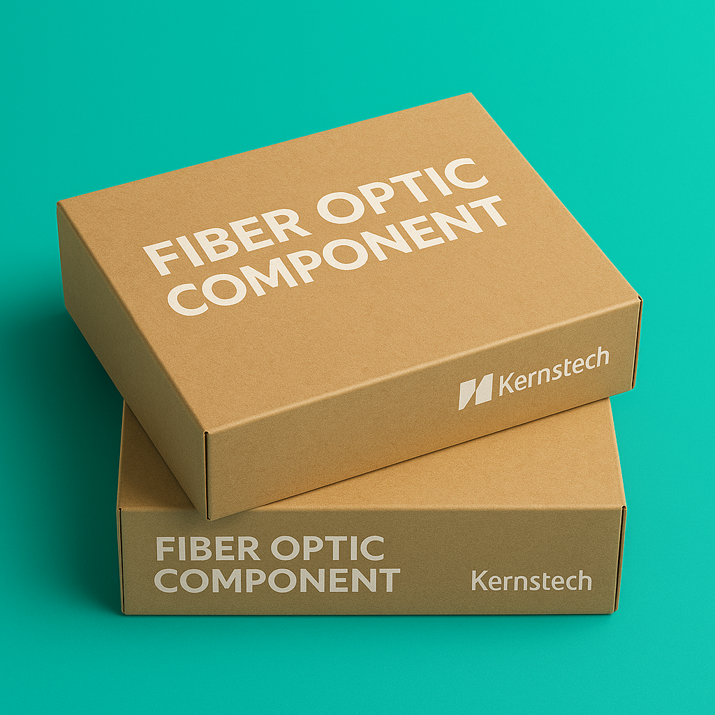Custom packaging and assembly accessories for fiber optic components